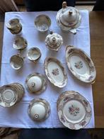 Antiek Bavaria Servies - Goud & Bloem Motief, Ophalen, Gebruikt, Overige stijlen, Porselein