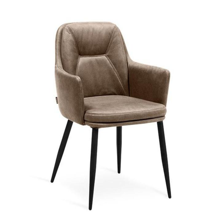 Te koop : eetkamerstoelen Maxfurn, Huis en Inrichting, Stoelen, Nieuw, Vijf, Zes of meer stoelen, Metaal, Stof, Overige kleuren