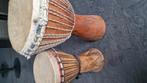 Djembé 2 stuks klein en groot, Muziek en Instrumenten, Percussie, Ophalen, Zo goed als nieuw, Trommel
