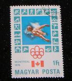 Hongarije / Magyar Posta Olympische Spelen Montreal 1976, Ophalen of Verzenden, Gestempeld