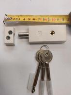 oplegslot/ opschroevend  (bijzet)  veiligheidsslot  wit, Doe-het-zelf en Verbouw, Hang- en Sluitwerk, Ophalen of Verzenden, Nieuw