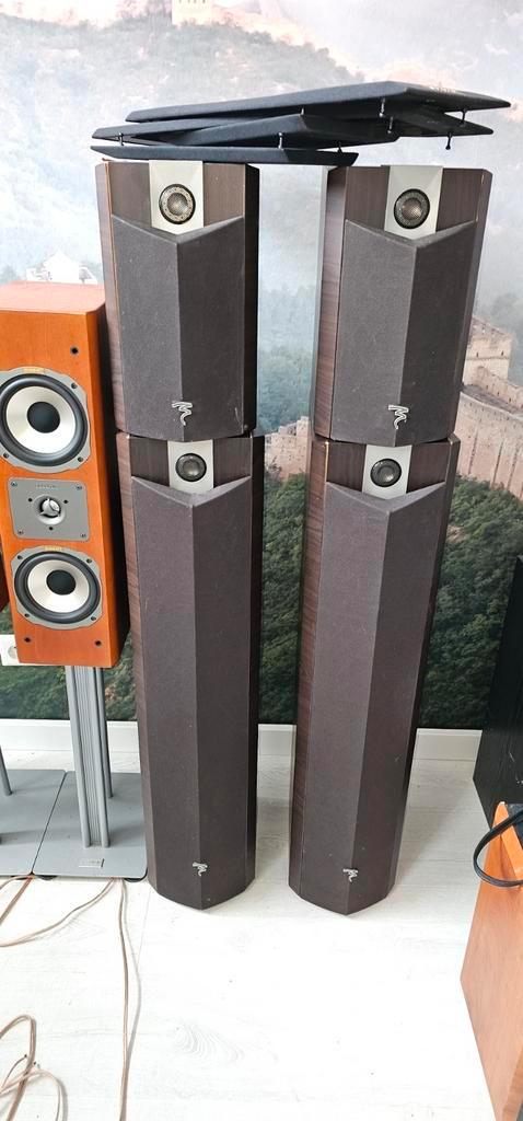 Focal Chorus 705 V & 716 V Luidsprekerset, Audio, Tv en Foto, Luidsprekers, Gebruikt, Front, Rear of Stereo speakers, 60 tot 120 watt