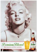 Marilyn Monroe Grolsh Grote Bier Mancave Bar Poster, Ophalen of Verzenden, Nieuw, Reclamebord, Plaat of Schild, Grolsch