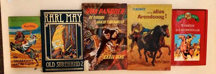 Western(karl may-winnetoe-pim pandoer--Arendsoog (€5 per boe, Boeken, Avontuur en Actie, Zo goed als nieuw, Ophalen of Verzenden