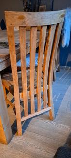 Teak Houten stoelen. 6 stuks., Huis en Inrichting, Stoelen, Verzenden, Bruin