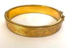 vintage mooie Goud Double armband prachtig ornament, Verzenden, Zo goed als nieuw