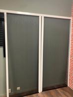Dubbele plisse hordeur, Doe-het-zelf en Verbouw, Deuren en Horren, 120 cm of meer, Hordeur, Ophalen of Verzenden, Zo goed als nieuw