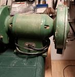 Vondst uit opa's schuurtje,dubbele slijpmachine, Doe-het-zelf en Verbouw, Gereedschap | Slijpmachines, Ophalen of Verzenden, Gebruikt