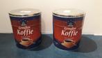 Koffieblikken (Quality Metro, melange rood, LEEG!), Ophalen, Zo goed als nieuw, Overige, Overige merken