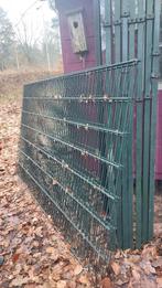 Dubbelstaafs hekwerk en palen (dubbelstaafmat hekwerk), Ophalen, Zo goed als nieuw, IJzer, Dubbelstaafmat hekwerk