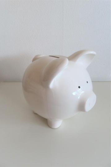 Spaarpot Varken Wit (3643) beschikbaar voor biedingen