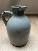 Mooie grijze vaas, ca. 25cm hoog, Gebruikt, Overige kleuren, Aardewerk of Porselein, Ophalen of Verzenden