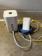 Apple Airport 2 TB  + TP wifi extender, Ophalen of Verzenden, Gebruikt, Router met modem, Apple