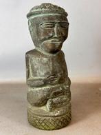 250316 Antiek Afrikaans Yombe begrafenis sculpture uit Kongo, Antiek en Kunst, Ophalen of Verzenden