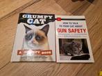 Cat books Engels Grumpy cat and gun safety, Ophalen of Verzenden, Zo goed als nieuw, Katten