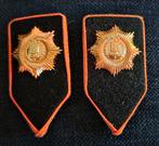 Heutsz kraagembleem, Ophalen of Verzenden, Landmacht, Nederland, Embleem of Badge