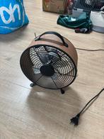 Retro tafelventilator met houtlook – stijlvol en krachtig ️, Ophalen of Verzenden, Zo goed als nieuw, Tafelventilator