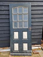 Oude hardhouten buitendeur. 880x 2115, Doe-het-zelf en Verbouw, Deuren en Horren, Ophalen, Gebruikt, 80 tot 100 cm, Buitendeur
