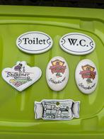 Oude Deurschilden (porselein)slaapkamer/badkamer, Huis en Inrichting, Ophalen of Verzenden, Zo goed als nieuw