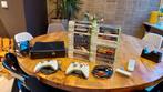 Goedwerkende xbox360 slim met bijbehoren., Spelcomputers en Games, Spelcomputers | Xbox 360, Ophalen, 250 GB, Met 1 controller