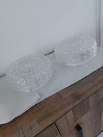 2 dezelfde plafondlampen glas vintage, Ophalen of Verzenden, Zo goed als nieuw, Glas, Vintage