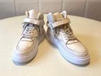 Nieuw Shoeby leer beige hoge veterschoenen maat 40, Schoenen met lage hakken, Beige, Nieuw, Ophalen of Verzenden
