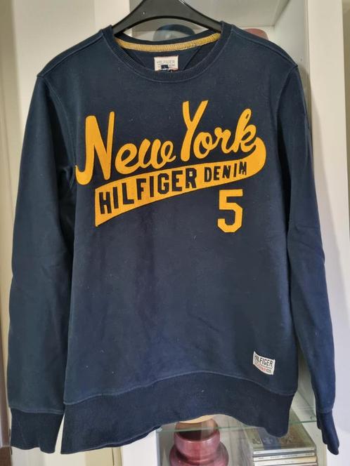 Tommy Hilfiger sweater, maat S, Kleding | Heren, Truien en Vesten, Gedragen, Maat 46 (S) of kleiner, Blauw, Ophalen of Verzenden