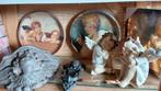 Engelen console , beelden , deurklopper , glas , bord, Antiek en Kunst, Antiek | Religie, Ophalen