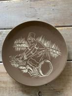 Porseleinen kunst bord France Marot. Zuid Afrika. Zulu vrouw, Antiek en Kunst, Antiek | Wandborden en Tegels, Ophalen
