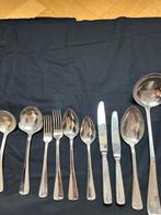 Verzilverd Bestek Gerritsen 6 persoons (mist lepel), Antiek en Kunst, Ophalen of Verzenden