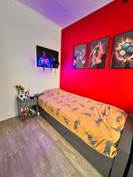 Woood Dennis bed en nachtkastje, Ophalen, Gebruikt, Eenpersoons