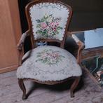 Antieke Stoel met Bloemenmotief, Ophalen