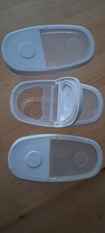 Ikea Voorraadbakjes - 3 stuks - goede staat, Ophalen of Verzenden, Gebruikt, Overige materialen, Overige stijlen