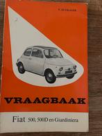 Fiat 500, 500D en Giardiniera Vraagbaak, Ophalen of Verzenden, Gelezen