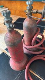 2x gasfles + brander, Ophalen, Zo goed als nieuw, 250 ampère of meer, Overige typen