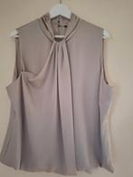 Mooie mouwloze blouse, beige, Promiss,maat: 48/ XXL -> NIEUW, Kleding | Dames, Blouses en Tunieken, Nieuw, Beige, Ophalen of Verzenden