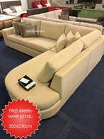 20% KORTING OP ALLE BANKEN! Hoekbanken, Loungebanken & Meer, 100 tot 125 cm, Luxe, Ophalen of Verzenden, Leer