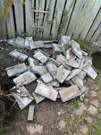 Gratis tuintegel en bakstenen plus 50€ vergoeding, Ophalen, Zo goed als nieuw, Beton, Overige typen