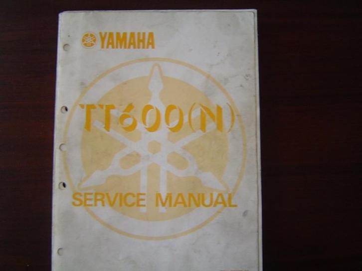 Yamaha TT600 1984 1986 motorcycle service manual TT 600, Motoren, Handleidingen en Instructieboekjes, Yamaha, Ophalen of Verzenden