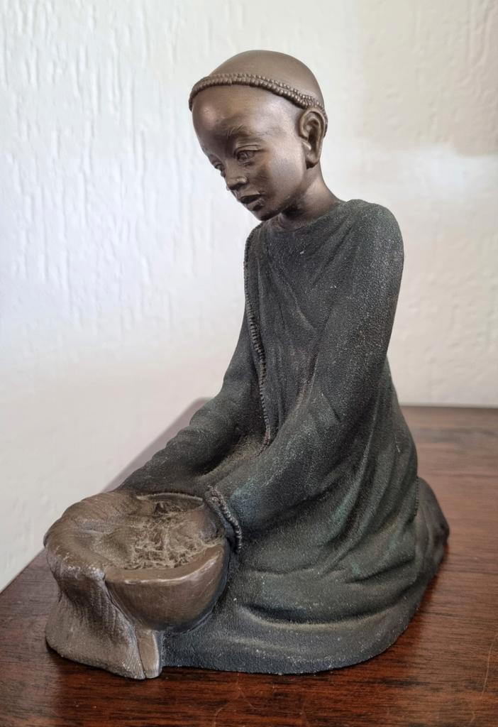 Masai beeldje vh merk Soul Journeys" Bahiya, Beautiful Oae", Antiek en Kunst, Kunst | Niet-Westerse kunst, Ophalen of Verzenden