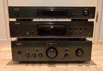 DENON Stereo Set: PMA1500AE, DCD510AE, TU1500AE, zwart, AB’s, Ophalen of Verzenden, Gebruikt, Cd-speler, Denon