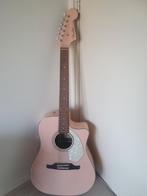 Fender Sonoran SCE Shell Pink Westerngitaar, Ophalen, Zo goed als nieuw, Western- of Steelstringgitaar, Met (piezo-)element