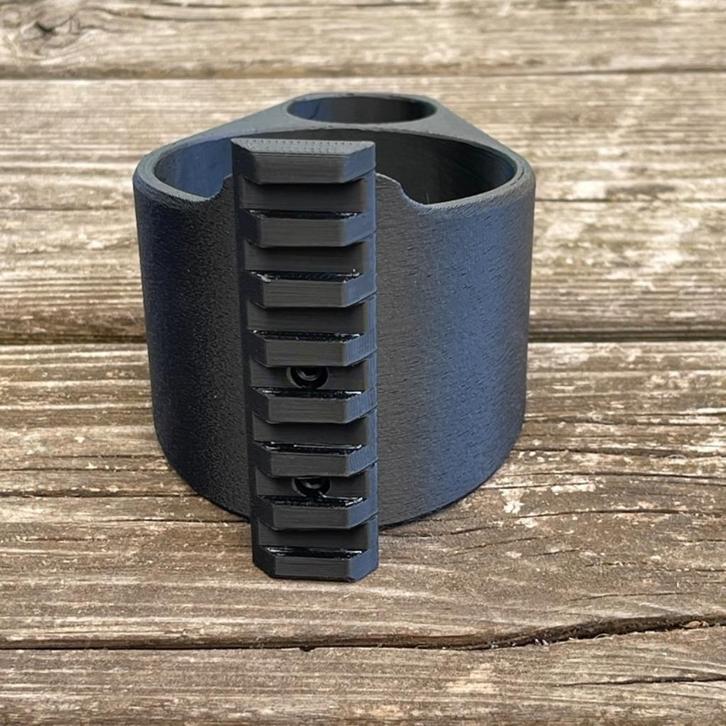 Barrel band/support met picatinny rail, Sport en Fitness, Schietsport-accessoires, Nieuw, Verzenden