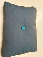 Hay kussen blauw-grijs, Ophalen of Verzenden, Gebruikt, Grijs, Rechthoekig