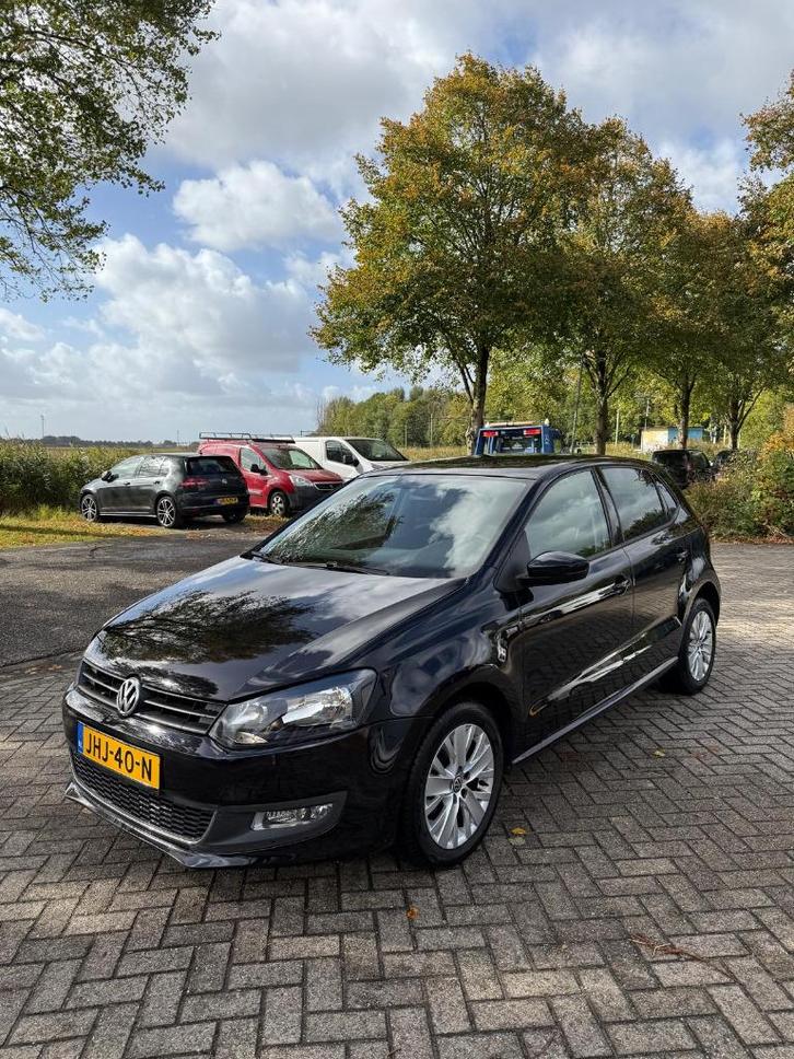 VW Polo 1.2 Life edition 2013 5dr zwart, Auto's, Volkswagen, Bedrijf, Polo, Airconditioning, Bluetooth, Boordcomputer, Centrale vergrendeling