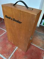 Black&Dekker originele houten kist met boormachine, vintage, Doe-het-zelf en Verbouw, Gereedschap | Boormachines, Ophalen, Gebruikt