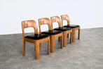 vintage eetkamerstoelen | stoelen | jaren 60 | eiken, Gebruikt, Bruin, ., Hout