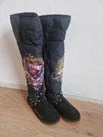 ED HARDY Tattoo hoge laarzen , winterlaarzen maat 39, Kleding | Dames, Hoge laarzen, Zwart, Ophalen of Verzenden, Zo goed als nieuw