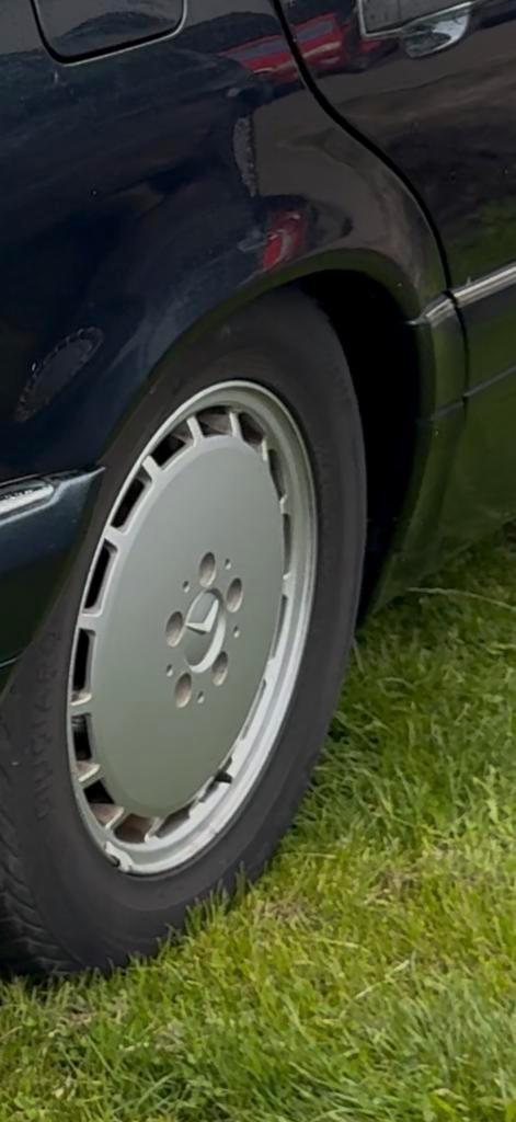 Zeldzame originale 16 Inch set Mercedes W140 Velgen ET 51, Auto-onderdelen, Banden en Velgen, Velg(en), Zomerbanden, 16 inch, 205 mm