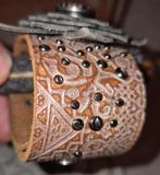 Noosa Amsterdam leren armband, Overige materialen, Bruin, Ophalen of Verzenden, Zo goed als nieuw